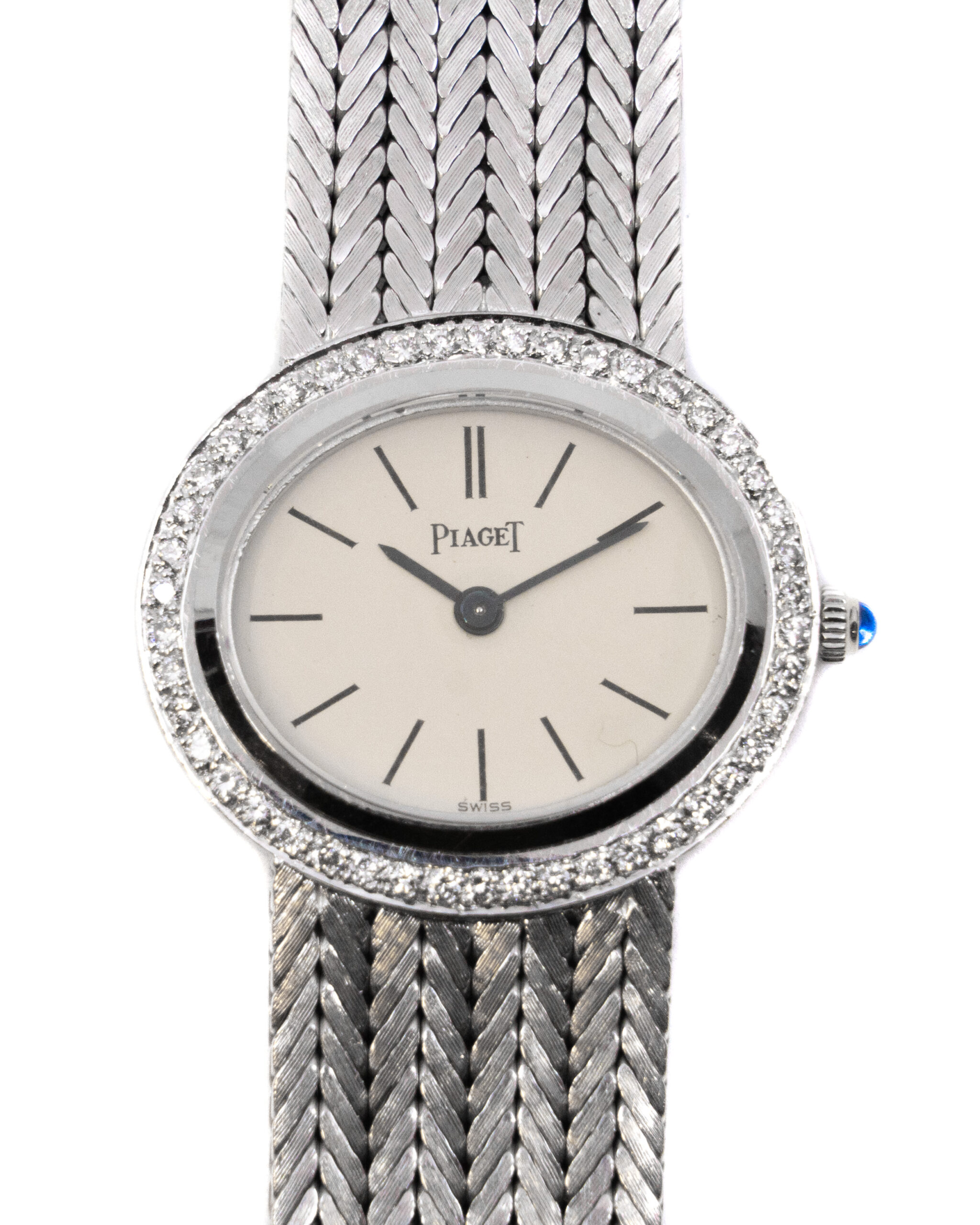 Montre bracelet en or blanc et diamants par PIAGET Catalogue